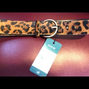 Cabi Beast Belt Cheetah Size Medium NWT